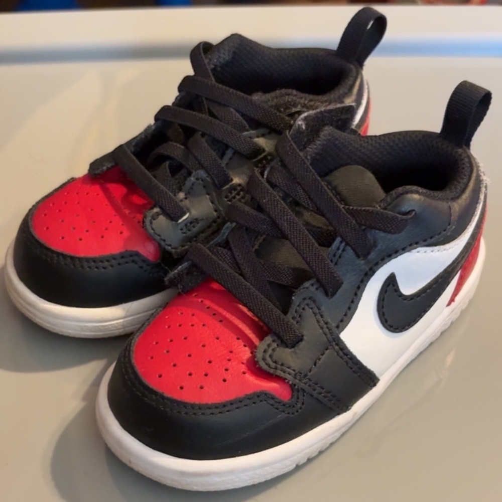 Young boy  sneakers